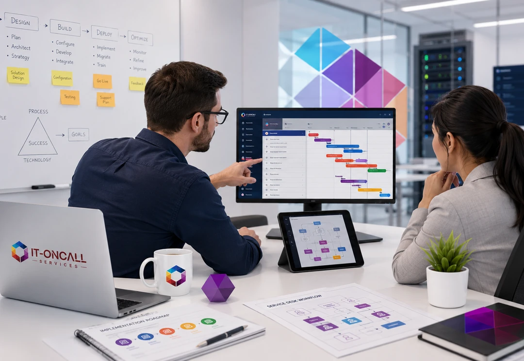 IT projects and consulting planning workspace